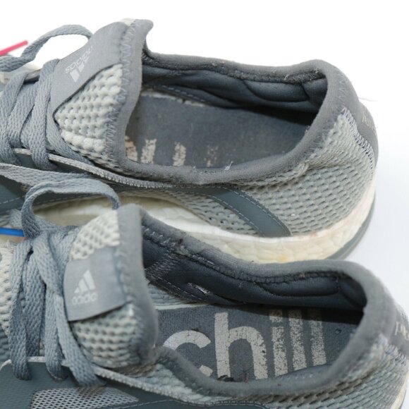 Adidas Womens Boost Running Shoe Size 8 All Terrain Sneaker Gray Stretch Knit - Picture 12 of 12